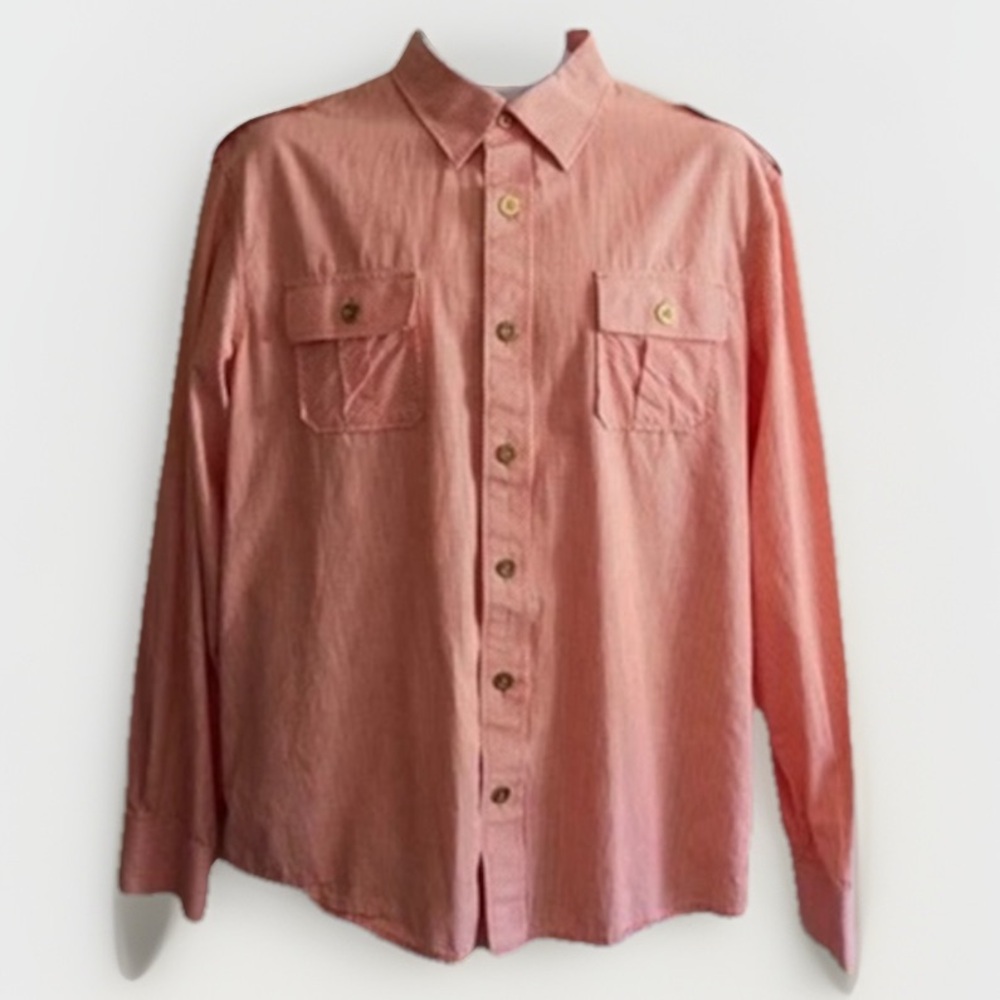 ⭐️ Offer B2G2! BUY 2 GET 2 FREE! 
CAVI Orange Gingham Shirt